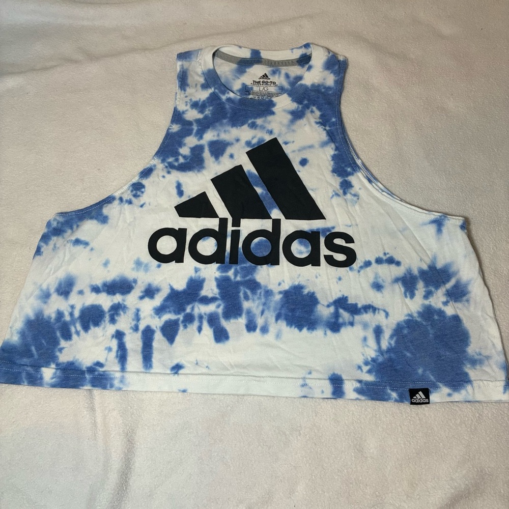 Adidas Tie Dye Cropped Tank